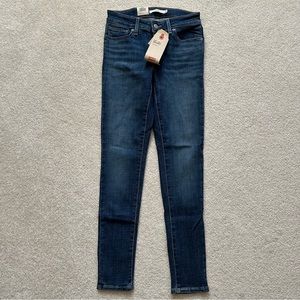 Levi’s 711 Skinny Women’s Jeans, Astro Indigo, 25W x 28L, New with Tags